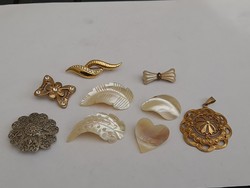 Brooches etc in one