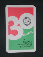 Card calendar, 30-year mhsz, 1978, (1)