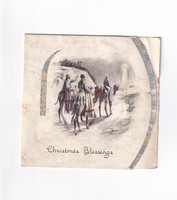 K:038 Christmas envelope postcard, English