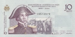 Haiti 10 gourdes, 2016, UNC bankjegy