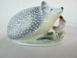 Retro ... Zsolnay porcelain figurine nipp hedgehog hedgehog