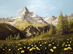 Alps - painting