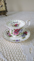 Royal Albert porcelán teáscsésze,A hónap virágai "március"