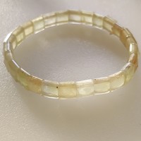 New! Beautiful faceted citrine rubber bracelet