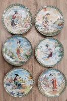 Chinese imperial jingdezhen porcelain plates. 6 pcs.