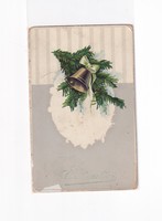 K:085 Christmas antique postcard (bottom damaged)