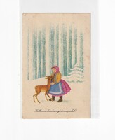 K:055 Christmas card folk 01