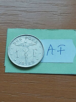 Belgium belgique 1 franc 1928 bon pour, nickel, i. King Albert #af