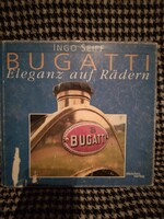 Bugatti car history, book published in 1993, with lots of photos, 167 pages, size 25x30,