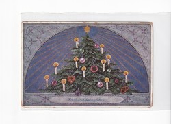K:085 Karácsonyi Antik képeslap 1911