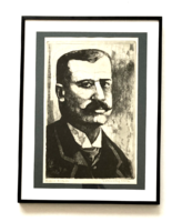 Lukovszky László rézkarca, Áchim András portré