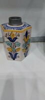 Faience ceramic haban medicine container