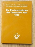 Postal cleaner ndk 0723 1986 complete year EUR 74.30