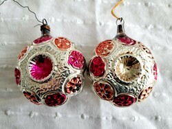 2 pieces of very old Christmas tree ornaments