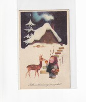 K:055 Karácsonyi képeslap népies 01