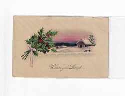 K:079 Christmas antique postcard