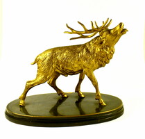 XIX. Viennese sculptor Vege: bronze horned bull
