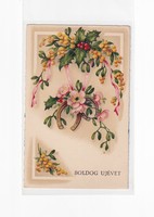 K:112 búék - New Year antique postcard