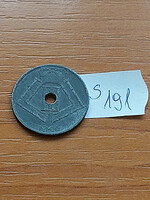 Belgium belgie - belgique 25 centimes 1946 ww ii. Zinc s191
