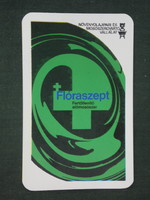 Card calendar, florasept, vegetable oil detergent manufacturing company, graphic designer, 1972, (1)