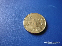 France 10 euro cents 2000