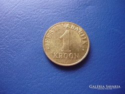 Estonia 1 kroon 2003 lion! Brass!