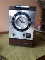 Retro sony 7fc 89w, 10-transistor, 2-band radio + alarm clock