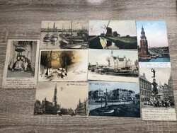 9 db belga és holland képeslapok Kézdi Kovács László festő hagyatékából