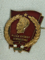 Kilian György army review metal badge