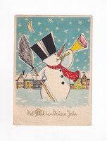 K:127 búék - New Year antique postcard