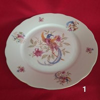 Bavaria Bareuther Waldsassen, madaras, német porcelán tányér ( 3 db)