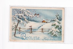 K:108 búék - New Year antique postcard