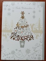 Christmas postcard with envelope postcard greeting card greeting card postcard