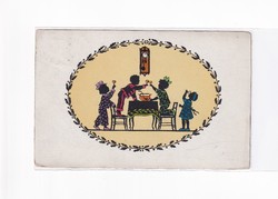 K:116 BÚÉK - Újév antik  képeslap