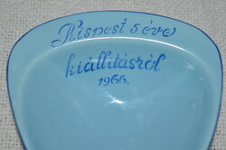 Kispest 5 years from exhibition 1966 bowl ( dbz 0086 )