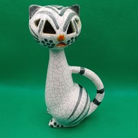 Gorka Lívia industrial art ceramic cat figure