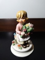 Hummel / Lore porcelán kislány figura