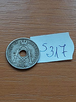 Belgium belgique 5 cemtimes 1922 copper-nickel, i. King Albert s317