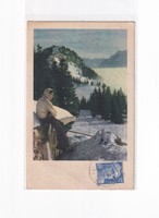 K:111 búék - New Year antique postcard