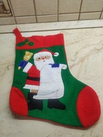 Retro Santa bag, shoe-shaped Santa bag for sale! Handmade product for sale!