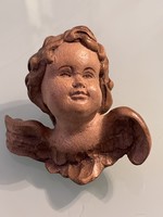 Baroque beautiful, carved wood, putto very good condition.