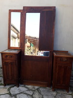 Art Nouveau dressing mirror cabinet