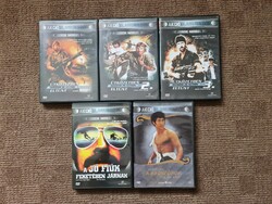 Akció Klasszikus filmpakk, Chuck Norris, Bruce Lee, Ütközetben eltűnt, A nagyfőnök 5 DVD