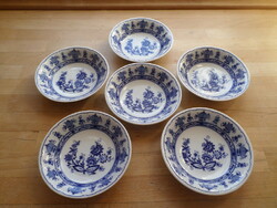 6 Winterling Bavarian onion pattern porcelain compote bowls 13.5 cm
