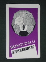 Card calendar, épszabadság daily newspaper, newspaper, magazine, 1971, (1)
