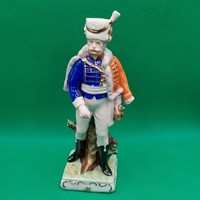 Lippelsdorf gdr porcelain hussar soldier figure