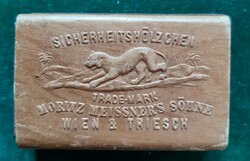 Moritz Meissner's Söhne Wien & Triesch antik biztonsági gyufa