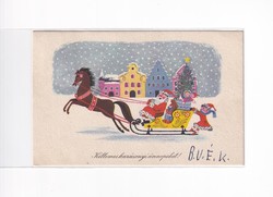 T:08 Santa Claus postcard (k. Kató Lukáts) 01