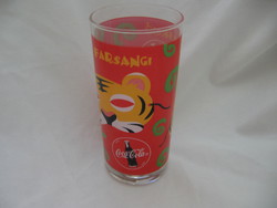 Coca cola carnival collection tiger glass