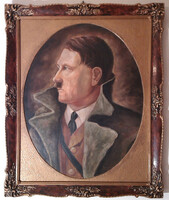 1932 ADOLF HITLER PORTRAIT IN THE FRAME BUST HEAD